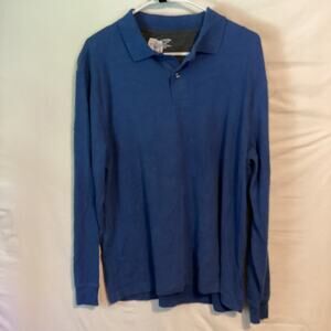 2543 NWOT St John's Bay Mens Long Sleeve Legacy Sueded Jersey Blue Size Medium